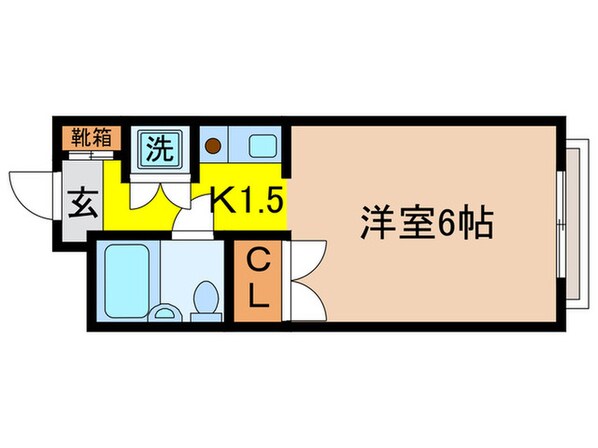 岡本マンションの物件間取画像